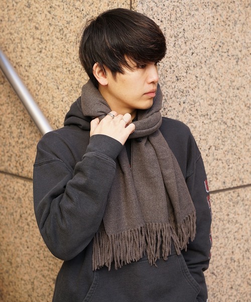 ROOPTOKYO（ループトウキョウ）の「マフラー ベーシック（マフラー・メンズ・グレー/イエロー/ダークグレー・FREE）」の3枚目の写真