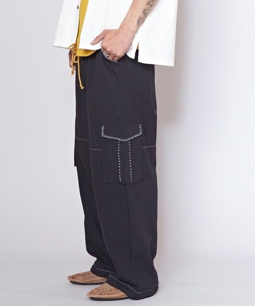 チャイハネ（チャイハネ）の「【チャイハネ】ラジスMEN'Sパンツ（カーゴパンツ・メンズ・ブラック/ブラウン/ホワイト・FREE）」の10枚目の写真
