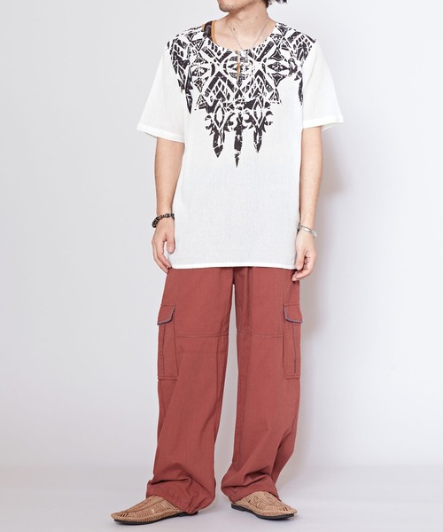 チャイハネ（チャイハネ）の「【チャイハネ】ラジスMEN'Sパンツ（カーゴパンツ・メンズ・ブラック/ブラウン/ホワイト・FREE）」の12枚目の写真