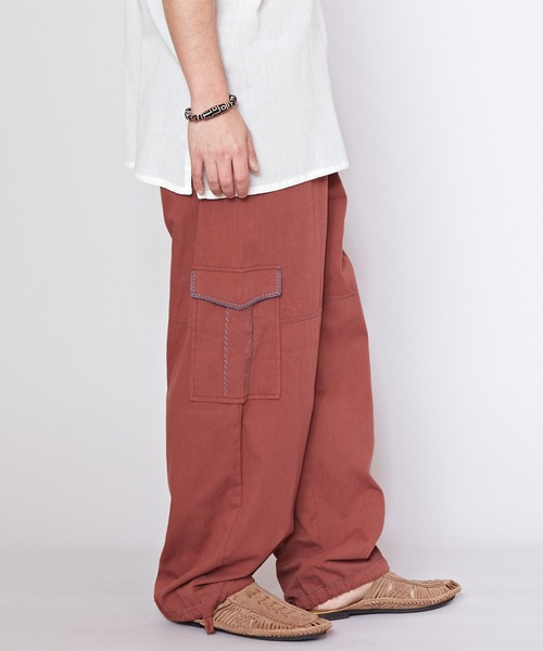 チャイハネ（チャイハネ）の「【チャイハネ】ラジスMEN'Sパンツ（カーゴパンツ・メンズ・ブラック/ブラウン/ホワイト・FREE）」の17枚目の写真