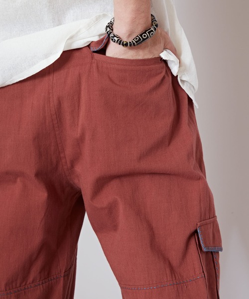 チャイハネ（チャイハネ）の「【チャイハネ】ラジスMEN'Sパンツ（カーゴパンツ・メンズ・ブラック/ブラウン/ホワイト・FREE）」の15枚目の写真