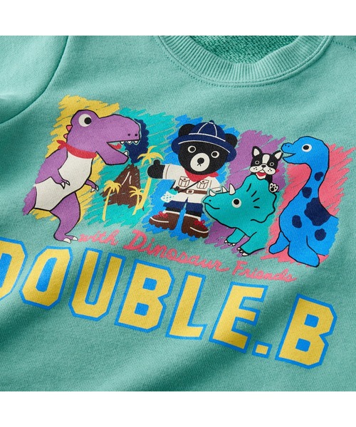 DOUBLE_B(ダブルビー)の「恐竜トレーナー(スウェット・キッズ・グリーン系その他2/ブルー系その他・90cm/80cm/120cm/110cm/130cm/100cm)」の8枚目の写真