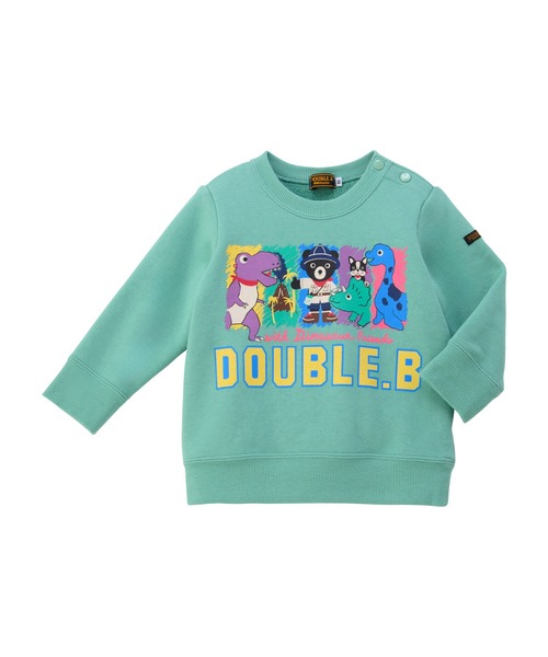 DOUBLE_B(ダブルビー)の「恐竜トレーナー(スウェット・キッズ・グリーン系その他2/ブルー系その他・90cm/80cm/120cm/110cm/130cm/100cm)」の6枚目の写真