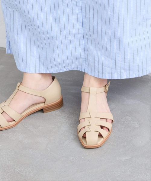 【極美品】最終値下げ　SLOBE IENA レザーグルカサンダル WEB限定/追加》SLOBE レザーグルカサンダル（サンダル）｜SLOBE