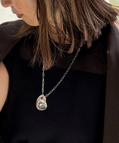 NOLLEY’S（ノーリーズ）の「【grace grace/グラスグラス】ピアットチェーンネックレス（ネックレス・レディース・ゴールド/シルバー・FREE）」の2枚目の写真