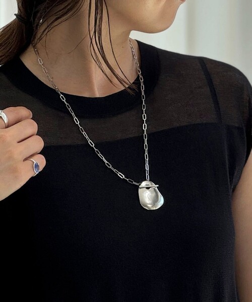 NOLLEY’S（ノーリーズ）の「【grace grace/グラスグラス】ピアットチェーンネックレス（ネックレス・レディース・ゴールド/シルバー・FREE）」の3枚目の写真