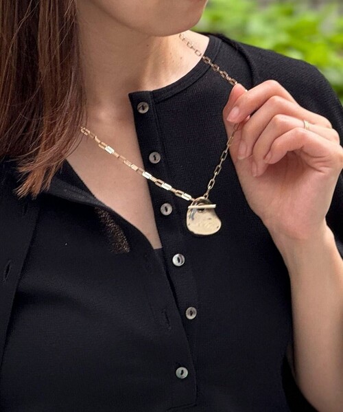 NOLLEY’S（ノーリーズ）の「【grace grace/グラスグラス】ピアットチェーンネックレス（ネックレス・レディース・ゴールド/シルバー・FREE）」の7枚目の写真