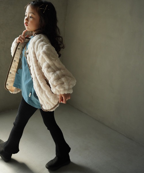 MAKE YOUR DAY（メイクユアデイ）の「ニットフレアパンツ■80～140cm（その他パンツ・キッズ・ベージュ/ブラック・100/140/120/110/90/80/130）」の6枚目の写真