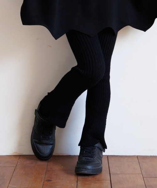 MAKE YOUR DAY（メイクユアデイ）の「ニットフレアパンツ■80～140cm（その他パンツ・キッズ・ベージュ/ブラック・100/140/120/110/90/80/130）」の14枚目の写真