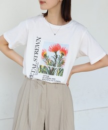 フォトフラワーTシャツ