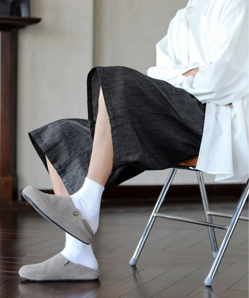 neos（ネオス）の「【neos】ルーズシルエット ツイル バミューダ ワイド ハーフ パンツ（その他パンツ・メンズ・ブラック/ベージュ・MEDIUM/LARGE）」の8枚目の写真