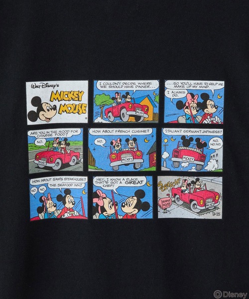 tシャツ MICKEY AND FRIENDS/COMIC PRINT S/S TEE レディース MICKEY AND FRIENDS/COMIC PRINT S/S TEE（Tシャツ/カットソー