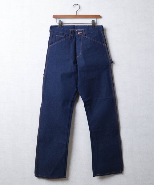 ROUND HOUSE(ラウンドハウス)の「【T12】【ROUND HOUSE】MADE IN USA 5POCKET CARPENTER DUNGAREE JEANS(デニムパンツ・メンズ・ワンウォッシュ・32inch/34inch/30 inch)」の1枚目の写真