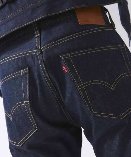 Levi's(リーバイス)の「【L30】LEVI’S(R)/リーバイス(R) 別注 501(R) セルビッジ リジッド(デニムパンツ・メンズ・ネイビー・29/30/31/32/33/34/36/38)」の2枚目の写真