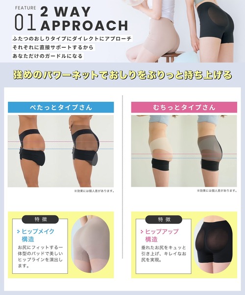 BELMISE スタイリングガードル for HIP UP 2枚 Amazon | [ベルミス] 公式[スタイリングガードル] 美尻 ショーツ