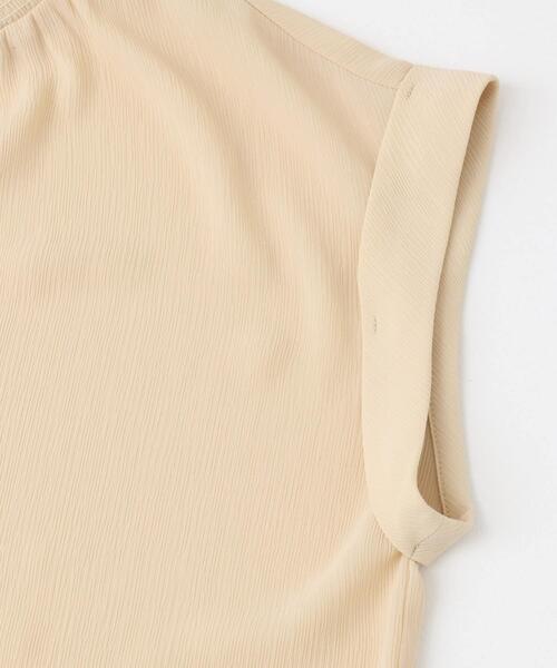 URBAN RESEARCH ROSSO WOMEN（アーバンリサーチ　ロッソ）の「『WEB限定』シャーリングスキッパーブラウス（シャツ/ブラウス・レディース・ブラウン/ミント/ライトベージュ・FREE）」の20枚目の写真