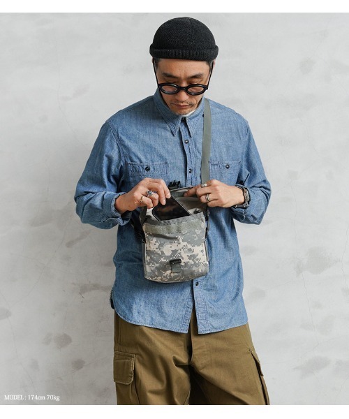 MILITARY(ミリタリー)の「実物 新品 デッドストック 米軍 チャプレンキットポーチ ACU(UCP)(ショルダーバッグ・メンズ・グレー系カモフラージュ・ONE SIZE)」の7枚目の写真