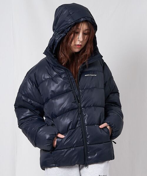 BEN DAVIS（ベンデイビス）の「【BEN DAVIS（ベンデイビス）】BD HOODED PUFFER JACKET / オーバーサイズ フーディ ジャケット 中綿 ダウン パファー ドローコード（ダウンジャケット/コート・メンズ・イエロー系その他/ダークネイビー/ベージュ系その他4/スカイブルー・LARGE/MEDIUM/X-LARGE）」の13枚目の写真