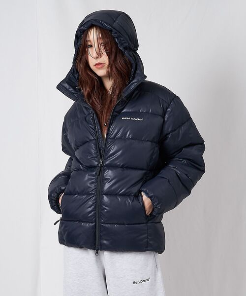 BEN DAVIS（ベンデイビス）の「【BEN DAVIS（ベンデイビス）】BD HOODED PUFFER JACKET / オーバーサイズ フーディ ジャケット 中綿 ダウン パファー ドローコード（ダウンジャケット/コート・メンズ・イエロー系その他/ダークネイビー/ベージュ系その他4/スカイブルー・LARGE/MEDIUM/X-LARGE）」の14枚目の写真