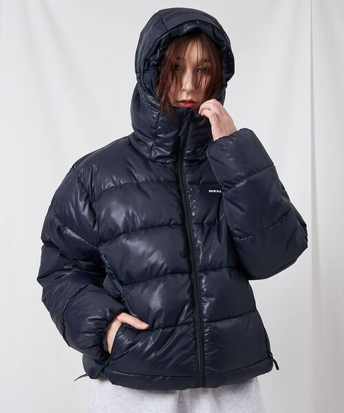 BEN DAVIS（ベンデイビス）の「【BEN DAVIS（ベンデイビス）】BD HOODED PUFFER JACKET / オーバーサイズ フーディ ジャケット 中綿 ダウン パファー ドローコード（ダウンジャケット/コート・メンズ・イエロー系その他/ダークネイビー/ベージュ系その他4/スカイブルー・LARGE/MEDIUM/X-LARGE）」の16枚目の写真