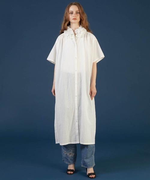 C/voile Crinkleベアワンピース Crinkle Maxi Dress | Sahara – MYLAN ONLINE SHOP