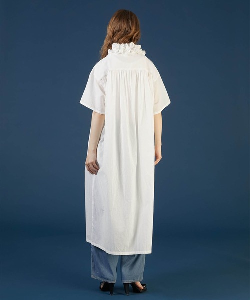 セール】【crinkle crinkle crinkle】cotton frill collar
