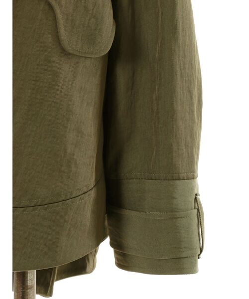 UN3D.(アンスリード)の「CURVE FLAP FIELD JK / カーブフラップフィールドジャケット(ミリタリージャケット・レディース・カーキ/ブラック・38/36)」の14枚目の写真