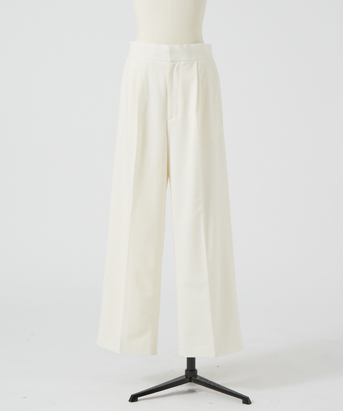 DESIGNWORKS（デザインワークス）の「2WAYストレッチワイドパンツ（その他パンツ・レディース・ホワイト/ブラック・36/38）」の14枚目の写真