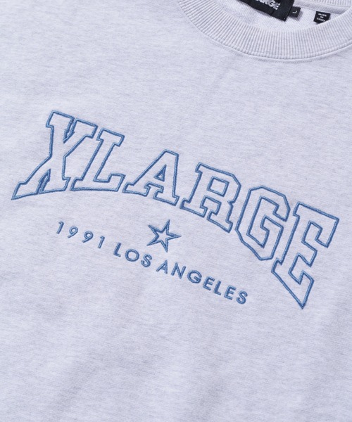 XLARGE（エクストララージ）の「BRIDGE LOGO CREWNECK SWEATSHIRT（スウェット・メンズ・ブラック/ブラウン/アッシュ・XL/S/M/L）」の12枚目の写真