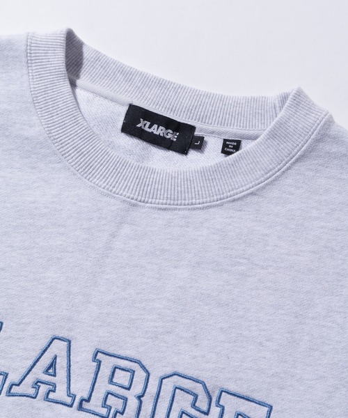 XLARGE（エクストララージ）の「BRIDGE LOGO CREWNECK SWEATSHIRT（スウェット・メンズ・ブラック/ブラウン/アッシュ・XL/S/M/L）」の13枚目の写真
