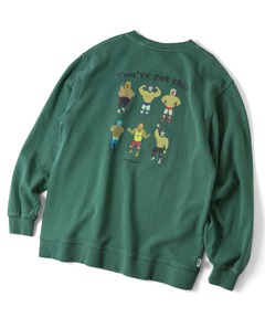 9.4oz ピグメントレスラースウェットシャツ