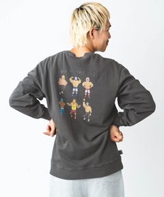 9.4oz ピグメントレスラースウェットシャツ