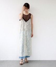 Jines（ジネス）の「レース2wayキャミワンピース（ワンピース）」