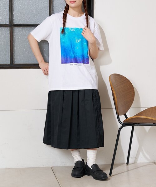 BIRTHDAY BAR（バースデイバー）の「旅する喫茶×BIRTHDAY BAR　プリントTシャツ（Tシャツ/カットソー・レディース・ピンク/イエロー/ブルー・0）」の4枚目の写真