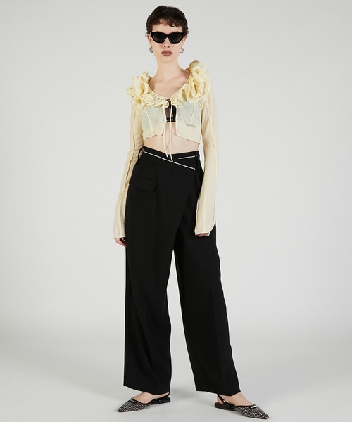 セール】フリルウェーブカーディガン / Frill Wave Cardigan