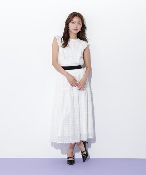 JILL by JILL STUART（ジルバイジルスチュアート）の「◇フェザーチェックスカート（スカート・レディース・ホワイト/ブラック・FREE）」の17枚目の写真