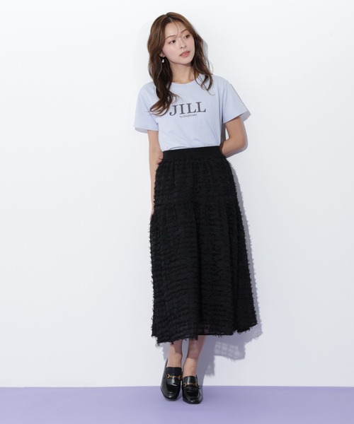 JILL by JILL STUART(ジルバイジルスチュアート)の「◇フェザーチェックスカート(スカート・レディース・ホワイト/ブラック・FREE)」の6枚目の写真