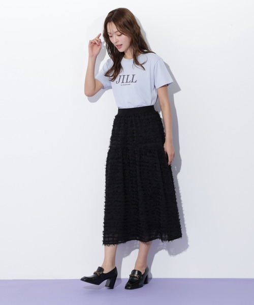 JILL by JILL STUART(ジルバイジルスチュアート)の「◇フェザーチェックスカート(スカート・レディース・ホワイト/ブラック・FREE)」の7枚目の写真