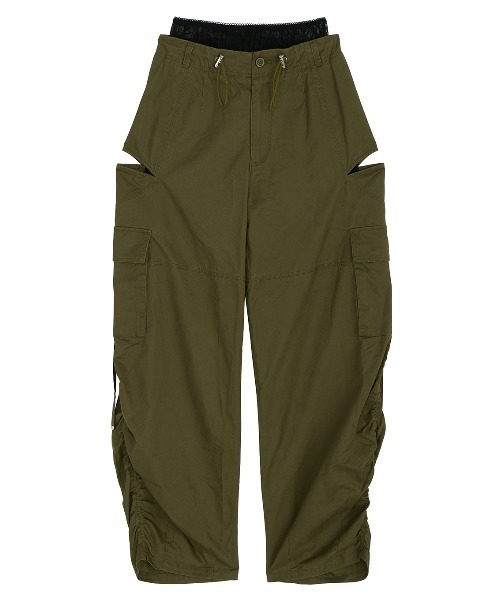 MILITARY SLIT LACE CARGO PANTS（カーゴパンツ）｜Ameri