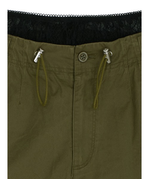 パンツ MILITARY SLIT LACE CARGO PANTS MILITARY SLIT LACE CARGO PANTS