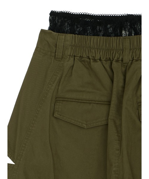 MILITARY SLIT LACE CARGO PANTS（カーゴパンツ）｜Ameri