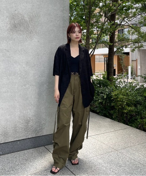 パンツ MILITARY SLIT LACE CARGO PANTS MILITARY SLIT LACE CARGO PANTS