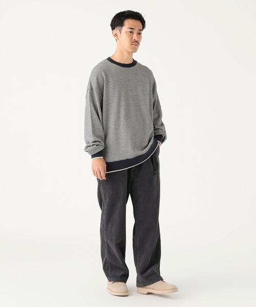 B:MING by BEAMS(ビーミングバイビームス)の「バーズアイ ジャカード カットソー(Tシャツ/カットソー・メンズ・ネイビー/グレー・LARGE/X-LARGE/SMALL/MEDIUM)」の7枚目の写真