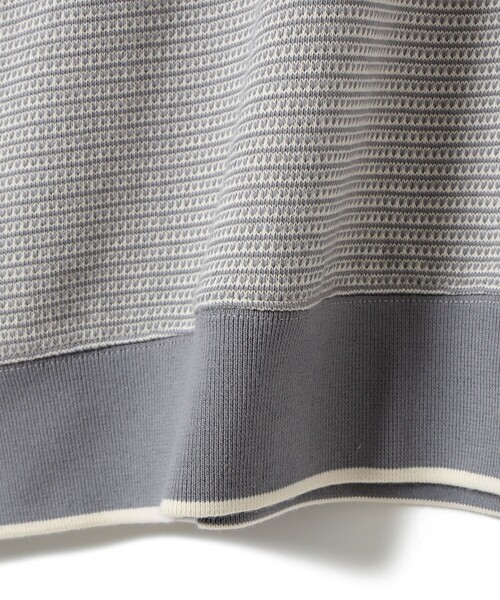 B:MING by BEAMS(ビーミングバイビームス)の「バーズアイ ジャカード カットソー(Tシャツ/カットソー・メンズ・ネイビー/グレー・LARGE/X-LARGE/SMALL/MEDIUM)」の9枚目の写真