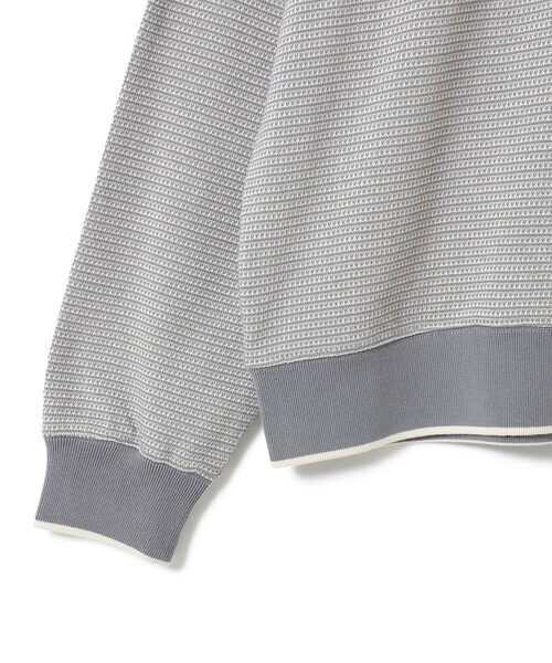 B:MING by BEAMS(ビーミングバイビームス)の「バーズアイ ジャカード カットソー(Tシャツ/カットソー・メンズ・ネイビー/グレー・LARGE/X-LARGE/SMALL/MEDIUM)」の11枚目の写真