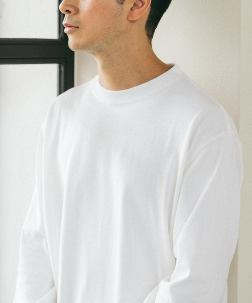 LOOPWHEELER（ループウィラー）の「LOOPWHEELER for LOWERCASE ツリテンジク ロングスリーブ（Tシャツ/カットソー・メンズ・ホワイト/チャコールグレー/ブラウン・SMALL/MEDIUM/LARGE/X-LARGE）」の15枚目の写真