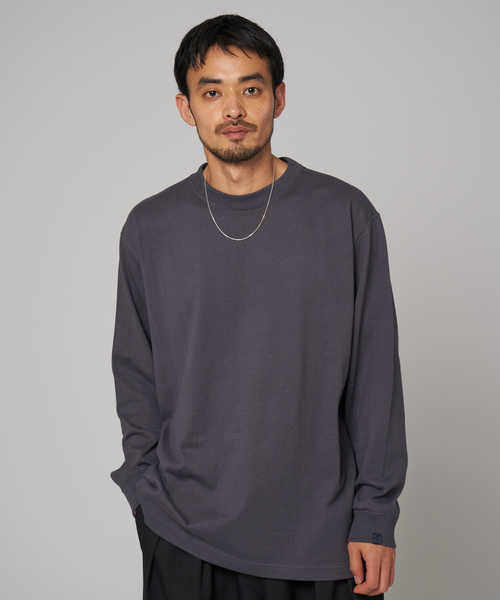 LOOPWHEELER（ループウィラー）の「LOOPWHEELER for LOWERCASE ツリテンジク ロングスリーブ（Tシャツ/カットソー・メンズ・ホワイト/チャコールグレー/ブラウン・SMALL/MEDIUM/LARGE/X-LARGE）」の17枚目の写真