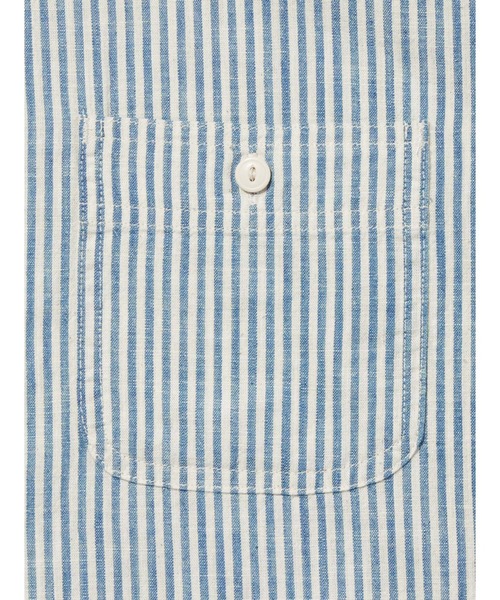 Levi's（リーバイス）の「Levi's/リーバイス BLUETAB(TM) ワークシャツ（シャツ/ブラウス・メンズ・インディゴブルー・S/M/L/XL）」の8枚目の写真