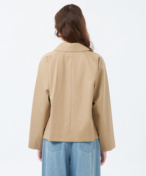 セール】【WEB&一部店舗限定】ソフトギャバジンショートトレンチコート