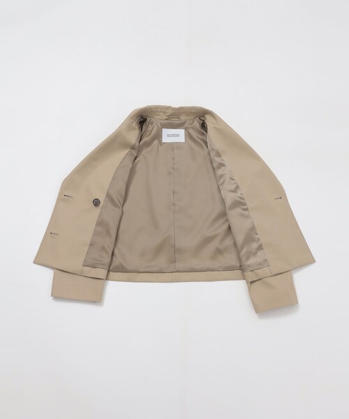 セール】【WEB&一部店舗限定】ソフトギャバジンショートトレンチコート
